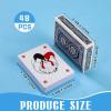 imageZubebe 48 Pcs Playing Cards Deck of Cards Bulk in Poker Size Standard Playing Poker Decks for Kids Adults Activities Party Supplies Canasta Games Hexagram StyleHexagram Style