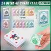 imageZubebe 48 Pcs Playing Cards Deck of Cards Bulk in Poker Size Standard Playing Poker Decks for Kids Adults Activities Party Supplies Canasta Games Hexagram StyleSpades Style