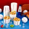 image200 Pieces Baseball Party Snack Bowl Ice Cream Bowls 9 oz Soup Cup Baseball Serving Dishes for Parties Disposable Paper Food Tasting Cups Baseball Party Supplies Game Day Decorations Dessert Cups
