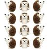 image12 Pcs Mini Hedgehog Bulk Plush Stuffed Animal 4 Inch Hedgehog Plush Stuffed Toy Easter Decoration DIY Keychain Accessories Kid Children Classroom Gifts for Baby Shower Birthday Wedding Party Favor