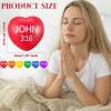 imageZubebe 48 Pcs Christian Heart Stress Balls Bulk John 3 16 Jesus Loves You Foam Squeeze Balls Religious Gifts for Sunday School Church Baptism First Communion Easter Vbs Party Favors RedRose RedMulticolor