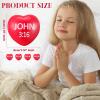 imageZubebe 60 Pcs Christian Heart Stress Balls Bulk John 3 16 Jesus Loves You Foam Squeeze Balls Religious Gifts for Sunday School Church Baptism First Communion Easter Vbs Party Favors RedRed