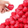 imageZubebe 60 Pcs Christian Heart Stress Balls Bulk John 3 16 Jesus Loves You Foam Squeeze Balls Religious Gifts for Sunday School Church Baptism First Communion Easter Vbs Party Favors RedRed
