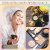 image50 Pcs 5 ml Thick Glass Jars with Lid Black UV Protection Glass Bottle Cosmetic Containers Reusable 5g Jars for Lotion Lip Balm Makeup Wax Cosmetics Powder Supplies