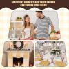 imageZubebe 12 Pcs Bulk Wood Cutting Board with Handle Cutting Board for Laser Engraving 11 x 5 Bamboo Serving Trays Charcuterie Trays for Customized Wedding Housewarming Mom Christmas Gift Party FavorBamboo
