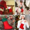 imageZubebe 36 Pcs 15 Inch Felt Christmas Stockings Stockings Xmas Decoration Stockings Rustic Christmas Santa Stockings for Christmas Party Favors Home DecorGreen ClassicRed  Green  White