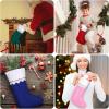imageZubebe 48 Pcs Felt Christmas Stockings 15 Inch Christmas Stockings Xmas Decoration Stockings Rustic Christmas Santa Stockings for Christmas Holidays Bedroom Home Decorations RedMulti Color