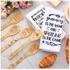 imageZubebe 7 Pieces Grammy Gifts Set Including 2 Pieces Grammy Kitchen Towels Grammy Dish Towels and 5 Pieces Bamboo Utensils for Mothers Day Grammy Birthday Grandparents Day