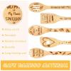 imageZubebe 7 Pieces Grammy Gifts Set Including 2 Pieces Grammy Kitchen Towels Grammy Dish Towels and 5 Pieces Bamboo Utensils for Mothers Day Grammy Birthday Grandparents Day