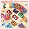 imageZubebe 14 Pack Kids Card Games Gifts Bulk Classic Playing Card Game Set for Kids Includes Go Fish Old Maid Crazy Eights Memory Match Slap Jack Playing Toy for Party Favors VividVivid