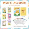 imageZubebe 24 Pack End of Year Card Games Bulk 6 in 1 Classic Playing Card Game Set for Kids Includes Go Fish Old Maid Crazy Eights Memory Match Slap Jack Playing Cards for End of Year Party Favors