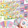 imageZubebe 24 Pack End of Year Card Games Bulk 6 in 1 Classic Playing Card Game Set for Kids Includes Go Fish Old Maid Crazy Eights Memory Match Slap Jack Playing Cards for End of Year Party Favors