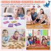 imageZubebe 42 Pack Kids Card Games Gifts Bulk Classic Playing Card Game Set for Kids Includes Go Fish Old Maid Crazy Eights Memory Match Slap Jack Playing Toy for Party Favors VividVivid