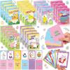 imageZubebe 24 Pack End of Year Card Games Bulk 6 in 1 Classic Playing Card Game Set for Kids Includes Go Fish Old Maid Crazy Eights Memory Match Slap Jack Playing Cards for End of Year Party Favors