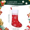 imageZubebe 36 Pcs 15 Inch Felt Christmas Stockings Stockings Xmas Decoration Stockings Rustic Christmas Santa Stockings for Christmas Party Favors Home Decor MixedSnowflake