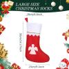imageZubebe 36 Pcs 15 Inch Felt Christmas Stockings Stockings Xmas Decoration Stockings Rustic Christmas Santa Stockings for Christmas Party Favors Home Decor MixedMixed