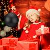 imageZubebe 4 Pcs Extra Large Christmas Ball Ornaments Glitter 8 200 Mm Giant Oversized Plastic Xmas Ball Big Hanging Christmas Tree Ornaments for Holiday Party Outdoor DecorSequin RedGlitter Black