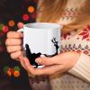 imageZubebe Christmas Coffee Mugs Set of 6 11oz Ceramic Coffee Cups Snowman Mugs Cocoa Milk Tea Holiday Mugs Christmas New Year Party Decor Gift for Women Family Friends ColleaguesElk