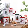 imageZubebe Christmas Coffee Mugs Set of 6 11oz Ceramic Coffee Cups Snowman Mugs Cocoa Milk Tea Holiday Mugs Christmas New Year Party Decor Gift for Women Family Friends ColleaguesSanta Claus