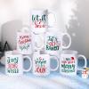 imageZubebe Christmas Coffee Mugs Set of 6 11oz Ceramic Coffee Cups Snowman Mugs Cocoa Milk Tea Holiday Mugs Christmas New Year Party Decor Gift for Women Family Friends ColleaguesSnowman