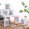 imageZubebe Christmas Coffee Mugs Set of 6 11oz Ceramic Coffee Cups Snowman Mugs Cocoa Milk Tea Holiday Mugs Christmas New Year Party Decor Gift for Women Family Friends ColleaguesSnowman