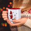 imageZubebe Christmas Coffee Mugs Set of 6 11oz Ceramic Coffee Cups Snowman Mugs Cocoa Milk Tea Holiday Mugs Christmas New Year Party Decor Gift for Women Family Friends ColleaguesSanta Claus