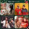 imageZubebe Christmas Deer Antlers Headband Glitter Snowflake Reindeer Bulk Antlers Headpiece Headdress for Costume Party24 Pcs