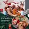 imageZubebe Christmas Deer Antlers Headband Glitter Snowflake Reindeer Bulk Antlers Headpiece Headdress for Costume Party48 Pcs