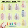 image:imageZubebe 12 Pack Ceramic Vase to Paint Your Own Porcelain Vase Bulk Ready to Paint White Ceramic Vases Unpainted Bisque Art for Pampas Grass Dry Flowers TrendyVintage