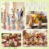 image:imageZubebe 12 Pack Ceramic Vase to Paint Your Own Porcelain Vase Bulk Ready to Paint White Ceramic Vases Unpainted Bisque Art for Pampas Grass Dry Flowers TrendyVintage
