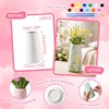image:imageZubebe 12 Pack Ceramic Vase to Paint Your Own Porcelain Vase Bulk Ready to Paint White Ceramic Vases Unpainted Bisque Art for Pampas Grass Dry Flowers TrendyTrandy
