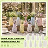 image:imageZubebe 12 Pack Ceramic Vase to Paint Your Own Porcelain Vase Bulk Ready to Paint White Ceramic Vases Unpainted Bisque Art for Pampas Grass Dry Flowers PopularVintage