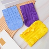 image:imageZubebe 12 Pcs Duster Refill Reusable Fleece Duster Refills Feather Flat Dusters Multi Surface Washable Cleaning Pads Tools for Home Blinds Car Pet Furniture Fans YellowGreyTurqPurple  Light Blue  Yellow