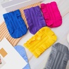 image:imageZubebe 12 Pcs Duster Refill Reusable Fleece Duster Refills Feather Flat Dusters Multi Surface Washable Cleaning Pads Tools for Home Blinds Car Pet Furniture Fans YellowGreyTurqBright Color