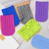 image:imageZubebe 12 Pcs Duster Refill Reusable Fleece Duster Refills Feather Flat Dusters Multi Surface Washable Cleaning Pads Tools for Home Blinds Car Pet Furniture Fans YellowGreyTurqElegant Color