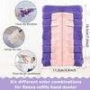 image:imageZubebe 12 Pcs Duster Refill Reusable Fleece Duster Refills Feather Flat Dusters Multi Surface Washable Cleaning Pads Tools for Home Blinds Car Pet Furniture Fans YellowGreyTurqClassic Color