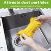 image:imageZubebe 12 Pcs Duster Refill Reusable Fleece Duster Refills Feather Flat Dusters Multi Surface Washable Cleaning Pads Tools for Home Blinds Car Pet Furniture Fans YellowGreyTurqYellow