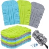 image:imageZubebe 12 Pcs Duster Refill Reusable Fleece Duster Refills Feather Flat Dusters Multi Surface Washable Cleaning Pads Tools for Home Blinds Car Pet Furniture Fans YellowGreyTurqBlue  Green  Gray