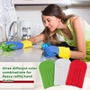 image:imageZubebe 12 Pcs Duster Refill Reusable Fleece Duster Refills Feather Flat Dusters Multi Surface Washable Cleaning Pads Tools for Home Blinds Car Pet Furniture Fans YellowGreyTurqRed  White  Green
