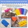 image:imageZubebe 12 Pcs Duster Refill Reusable Fleece Duster Refills Feather Flat Dusters Multi Surface Washable Cleaning Pads Tools for Home Blinds Car Pet Furniture Fans YellowGreyTurqBright Color