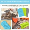 image:imageZubebe 12 Pcs Duster Refill Reusable Fleece Duster Refills Feather Flat Dusters Multi Surface Washable Cleaning Pads Tools for Home Blinds Car Pet Furniture Fans YellowGreyTurqBlue  Green  Gray