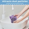 image:imageZubebe 12 Pcs Duster Refill Reusable Fleece Duster Refills Feather Flat Dusters Multi Surface Washable Cleaning Pads Tools for Home Blinds Car Pet Furniture Fans YellowGreyTurqRainbow Colors