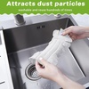 image:imageZubebe 12 Pcs Duster Refill Reusable Fleece Duster Refills Feather Flat Dusters Multi Surface Washable Cleaning Pads Tools for Home Blinds Car Pet Furniture Fans YellowGreyTurqWhite