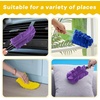 image:imageZubebe 12 Pcs Duster Refill Reusable Fleece Duster Refills Feather Flat Dusters Multi Surface Washable Cleaning Pads Tools for Home Blinds Car Pet Furniture Fans YellowGreyTurqBlue  Yellow  Purple