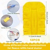image:imageZubebe 12 Pcs Duster Refill Reusable Fleece Duster Refills Feather Flat Dusters Multi Surface Washable Cleaning Pads Tools for Home Blinds Car Pet Furniture Fans YellowGreyTurqPurple  Light Blue  Yellow
