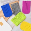 image:imageZubebe 12 Pcs Duster Refill Reusable Fleece Duster Refills Feather Flat Dusters Multi Surface Washable Cleaning Pads Tools for Home Blinds Car Pet Furniture Fans YellowGreyTurqStylish Color