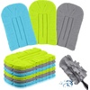 image:imageZubebe 12 Pcs Duster Refill Reusable Fleece Duster Refills Feather Flat Dusters Multi Surface Washable Cleaning Pads Tools for Home Blinds Car Pet Furniture Fans YellowGreyTurqBlue  Green  Gray