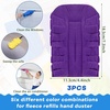image:imageZubebe 12 Pcs Duster Refill Reusable Fleece Duster Refills Feather Flat Dusters Multi Surface Washable Cleaning Pads Tools for Home Blinds Car Pet Furniture Fans YellowGreyTurqYellow  Blue  Purple