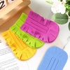 image:imageZubebe 12 Pcs Duster Refill Reusable Fleece Duster Refills Feather Flat Dusters Multi Surface Washable Cleaning Pads Tools for Home Blinds Car Pet Furniture Fans YellowGreyTurqRed  Yellow  Green  Blue