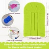image:imageZubebe 12 Pcs Duster Refill Reusable Fleece Duster Refills Feather Flat Dusters Multi Surface Washable Cleaning Pads Tools for Home Blinds Car Pet Furniture Fans YellowGreyTurqRose Red  Green  Blue